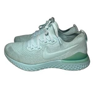Nike Epic React Flyknit 2 Teal Sneakers Size 6.5